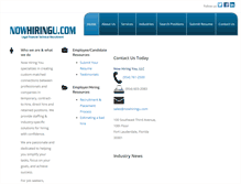 Tablet Screenshot of nowhiringu.com